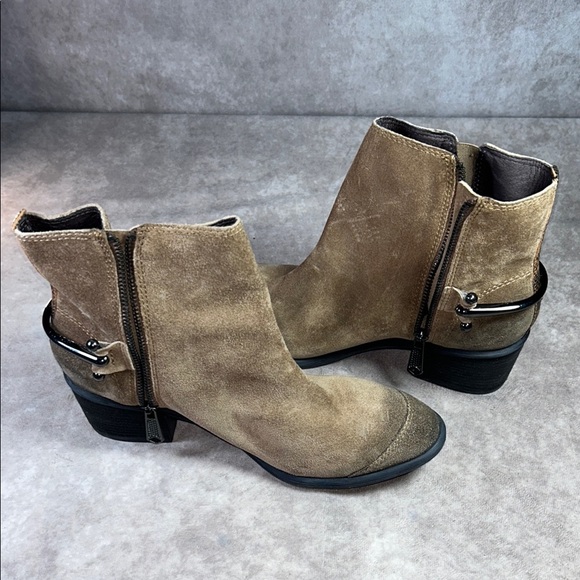 EUC Donald J Pliner Western Couture Collection Women US 8M Tan Brown Ankle Boot - Picture 12 of 15